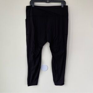 PATAGONIA Black Leggings with Pockets XL Extra Large